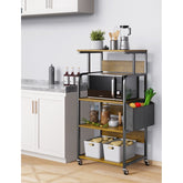 Federico Kitchen Moving Trolley Rack - waseeh.com